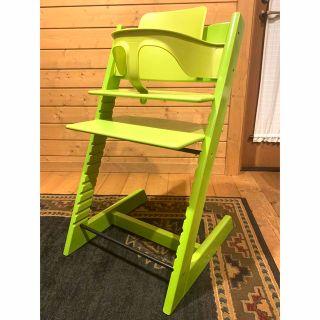 ストッケ(Stokke)の【良品・V2ベビーガード付き】（520）ストッケ トリップトラップ(その他)