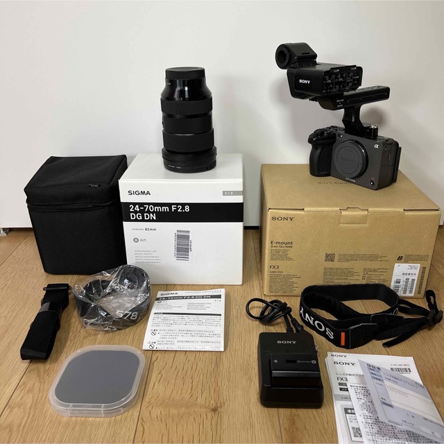 【セット格安販売】SONY FX3 ＋ SIGMA  24-70 F2.8