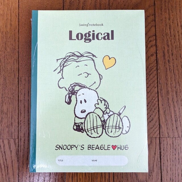 SNOOPY(スヌーピー)の【新品未開封】ロジカルノート スヌーピー 6.5mm罫 ５冊パック インテリア/住まい/日用品の文房具(ノート/メモ帳/ふせん)の商品写真