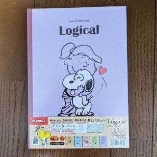 スヌーピー(SNOOPY)の【新品未開封】ロジカルノート スヌーピー 6.5mm罫 ５冊パック(ノート/メモ帳/ふせん)