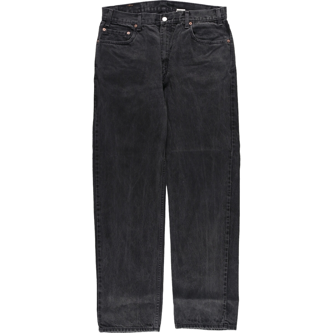 90年代 リーバイス Levi's 505 REGULAR FIT STRAIGHT LEG ブラックジーンズ テーパードデニムパンツ メンズw35 ヴィンテージ /eaa32974890年代ランク