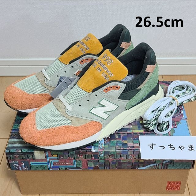KITH x New Balance U998KT1 26.5cm 大流行中! www.fasf.edu.br