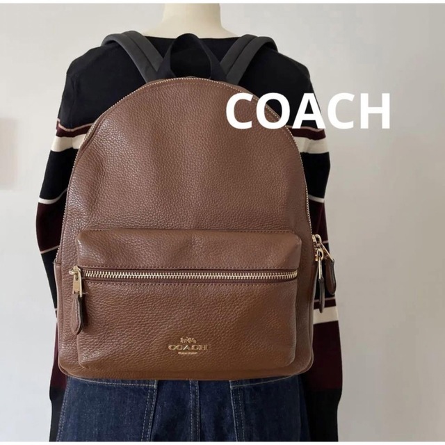 COACH リュック ブラウン 2