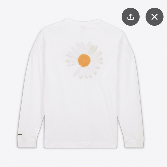 PEACEMINUSONE(ピースマイナスワン)のPEACEMINUSONE PMO x NIKE LS Tee "White" メンズのトップス(Tシャツ/カットソー(七分/長袖))の商品写真