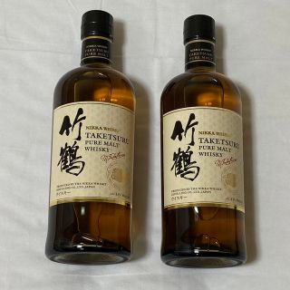 ニッカウヰスキー - 【ニッカ】竹鶴 2本セット・ピュアモルト