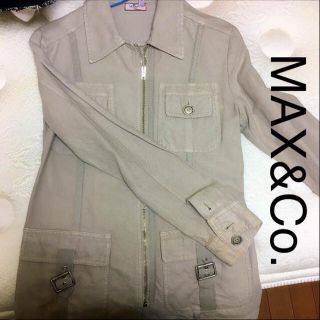 マックスアンドコー(Max & Co.)のMAX&Co.  ジャケット ベージュグレー(スプリングコート)