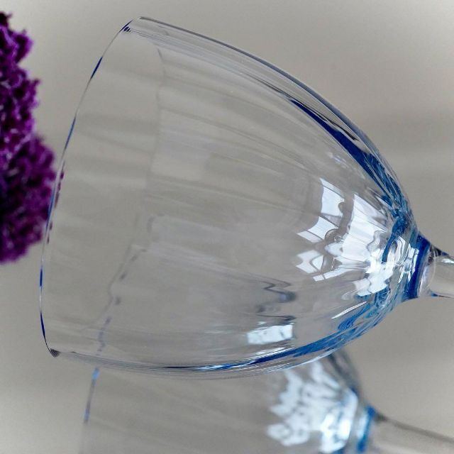 未使用☆美品☆ バカラ アクアレーユ ブルー レーマー ワイン グラス