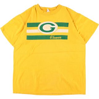 チャンピオン(Champion)の古着 80年代 チャンピオン Champion トリコタグ NFL GREEN BAY PACKERS グリーンベイパッカーズ スポーツプリントTシャツ USA製 メンズM ヴィンテージ /eaa331276(Tシャツ/カットソー(半袖/袖なし))