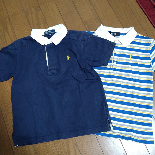 POLO RALPH LAUREN(ポロラルフローレン)のポロ　イーストボーイ　二枚組120 キッズ/ベビー/マタニティのキッズ服男の子用(90cm~)(Tシャツ/カットソー)の商品写真