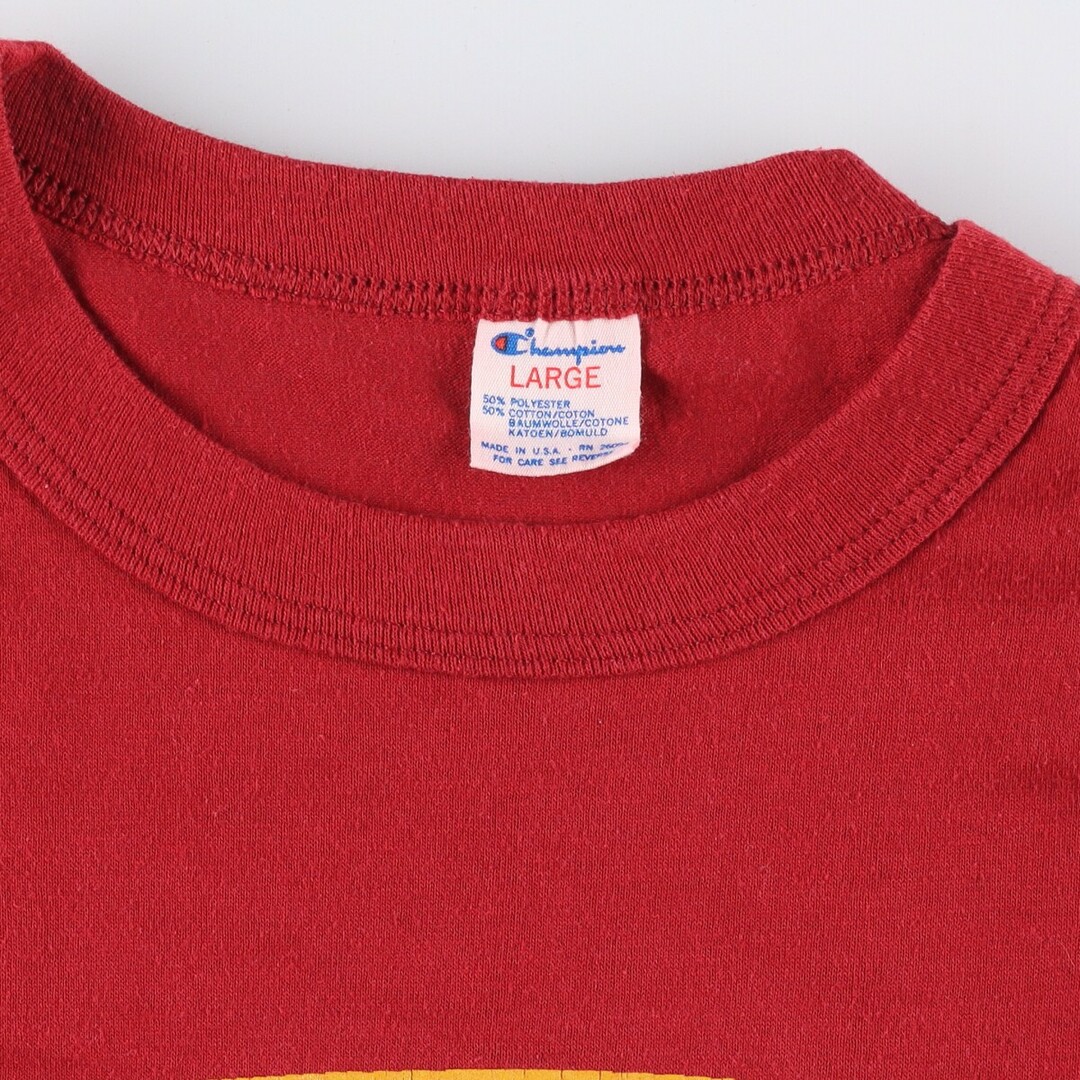 80年代 チャンピオン Champion トリコタグ NFL WASHINGTON RED SKINS ワシントンレッドスキンズ スポーツプリントTシャツ USA製 メンズM ヴィンテージ /eaa331287