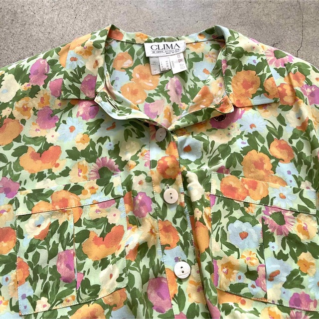 花柄シルクのワンピース♡イタリア製 | kinderpartys.at