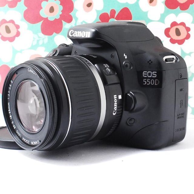 Canonレンズ18-55㎜❤初心者お勧め❤スマホ転送ＯＫ❤動画撮影❤kiss 550D❤1800万画素❤