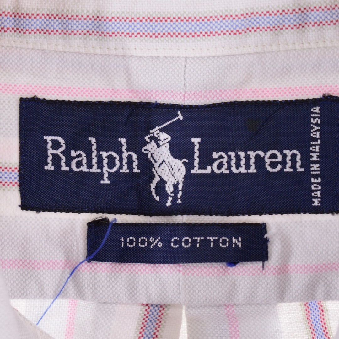 Ralph Lauren(ラルフローレン)の古着 ラルフローレン Ralph Lauren 長袖 ボタンダウンストライプシャツ メンズXL /eaa331106 メンズのトップス(シャツ)の商品写真