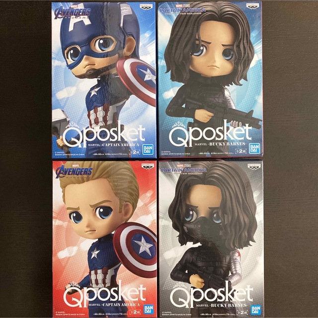 超安値実現】 MARVEL Qposket フィギュア セット キャプテンアメリカ