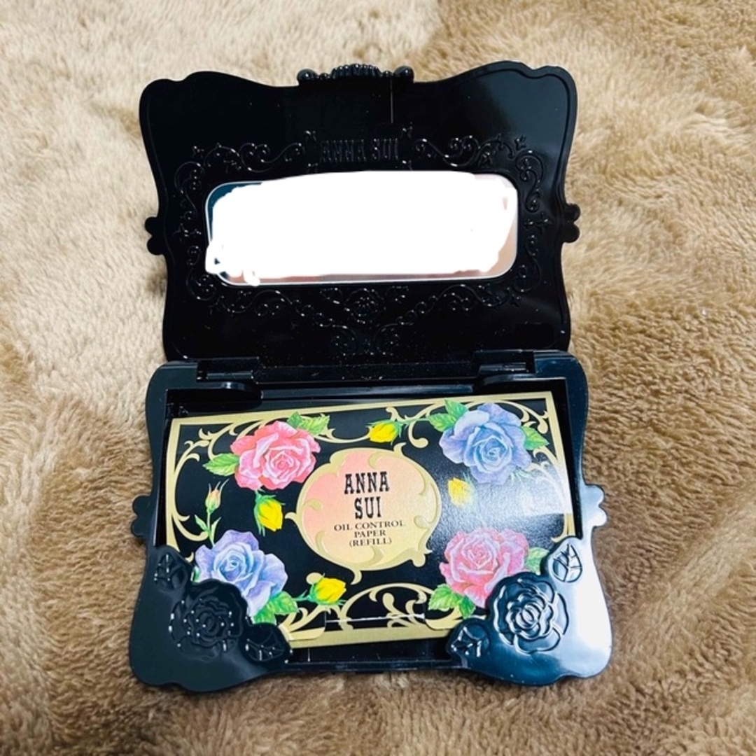 ANNA SUI(アナスイ)のアナスイ　あぶらとり紙　ミラー ケース付き コスメ/美容のメイク道具/ケアグッズ(あぶらとり紙)の商品写真