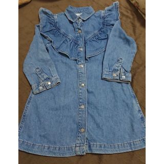 ザラキッズ(ZARA KIDS)のZARA キッズ デニムワンピース 116cm(ワンピース)