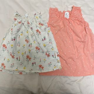 エイチアンドエム(H&M)のH&M 子供服 ノースリーブ 80cm(Ｔシャツ)