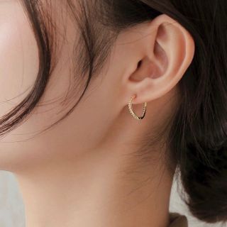 新品 bijou hoop pierce(ピアス)