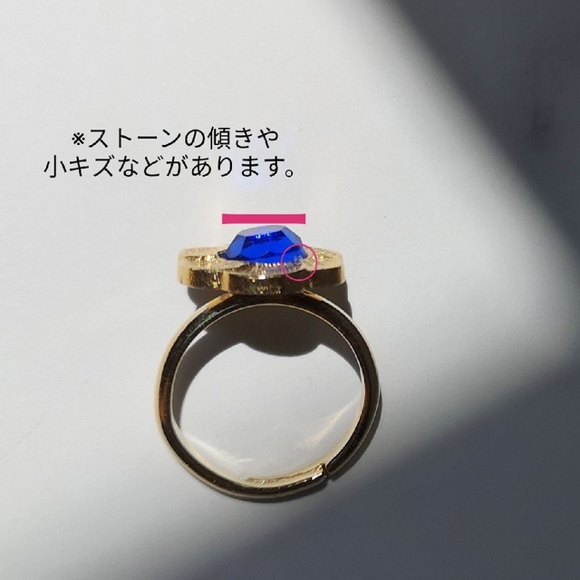 No.406【訳あり＆イタリアヴィンテージ】1990sお花モチーフボタンリング レディースのアクセサリー(リング(指輪))の商品写真