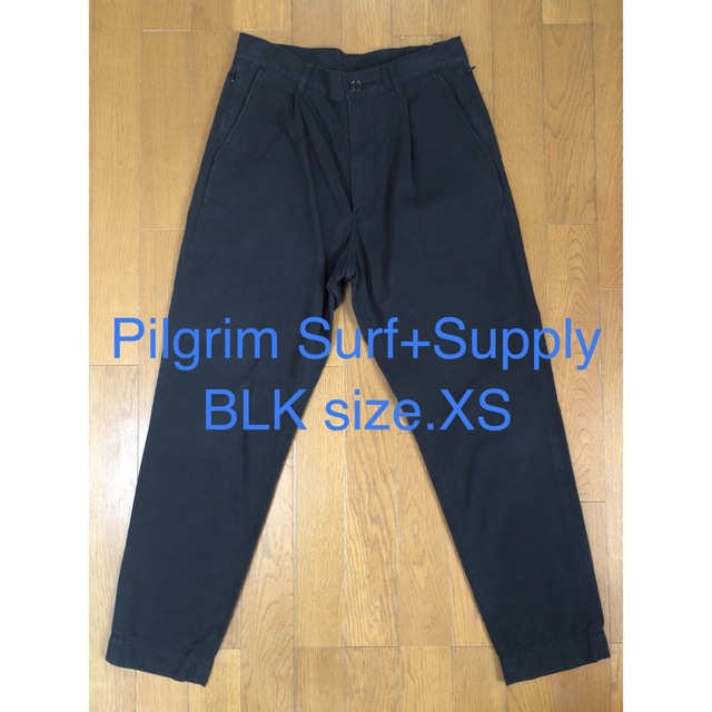 BEAMS(ビームス)のPilgrim Surf+Supply チノパン 黒 XS メンズのパンツ(チノパン)の商品写真