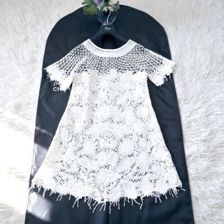 ディオール(Christian Dior) ひざ丈ワンピース(レディース)(レース