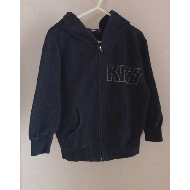 KISSプリント　パーカー　3T キッズ/ベビー/マタニティのキッズ服男の子用(90cm~)(Tシャツ/カットソー)の商品写真