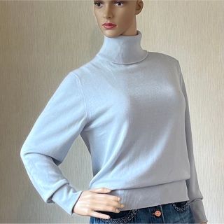 セリーヌ ニット/セーター(レディース)(ブルー・ネイビー/青色系)の