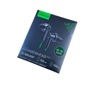 レイザー(Razer)のRazer HAMMERHEAD DUO CONSOLE GREEN ゲーミング(ヘッドフォン/イヤフォン)