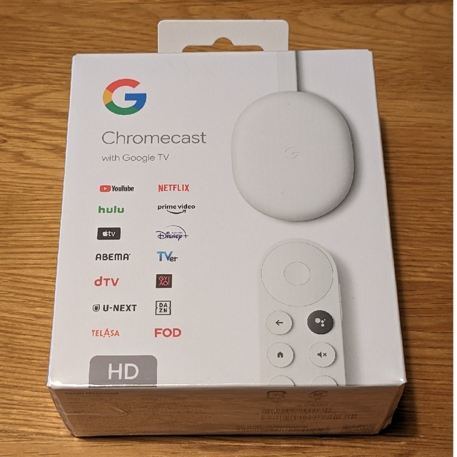 Google(グーグル)の【新品未開封】Chromecast with Google TV HD スマホ/家電/カメラのテレビ/映像機器(その他)の商品写真