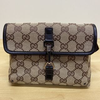 グッチ(Gucci)のGUCCI グッチ　ウエストポーチ　GGキャンバス　ボディバッグ(ボディバッグ/ウエストポーチ)