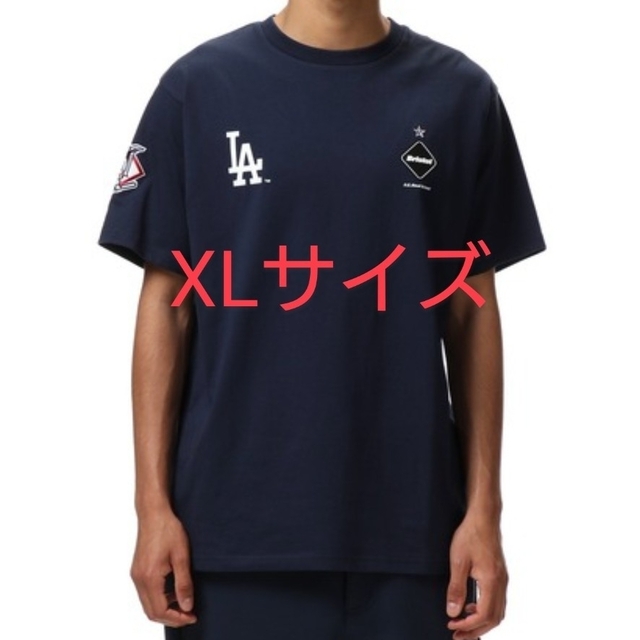 F.C.R.B. MLB TOUR MATCH TEE グレー