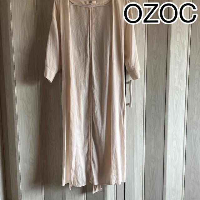 新品 Ｌ OZOC ニット カーディガン ロング 羽織り