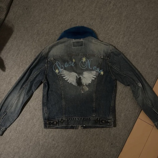 LAST NEST fur denim jacket ファーデニムジャケット 期間限定 9240円