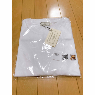 メゾンキツネ(MAISON KITSUNE')のメゾンキツネ　ダブルフォックス　Tシャツ　Ｍ17(Tシャツ(半袖/袖なし))