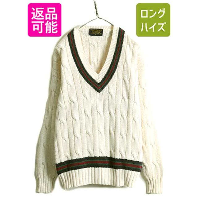 80s ビンテージ ブルックスブラザーズ チルデンニットセーター M