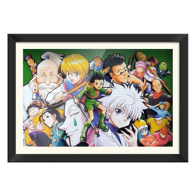 HUNTER×HUNTER  ハンターハンター◎絵画　3D  立体画　タイプB