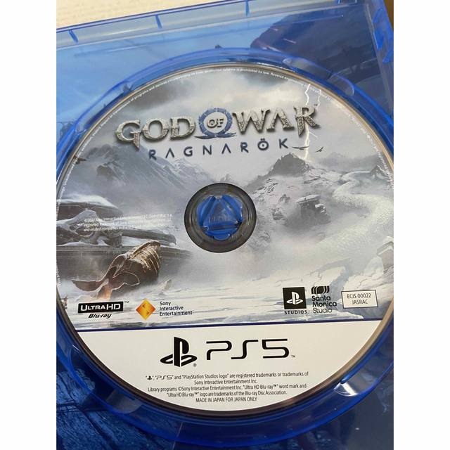 SONY(ソニー)のゴッド・オブ・ウォー ラグナロク PS5 GOD OF WAR RAGNAROK エンタメ/ホビーのゲームソフト/ゲーム機本体(家庭用ゲームソフト)の商品写真