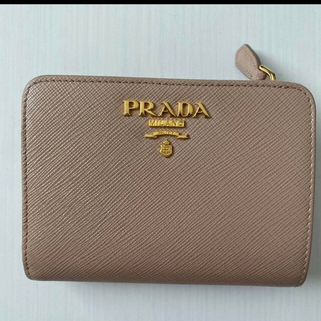 美品!!PRADA プラダ 財布 サフィアーノメタル CIPRIAコンパクト