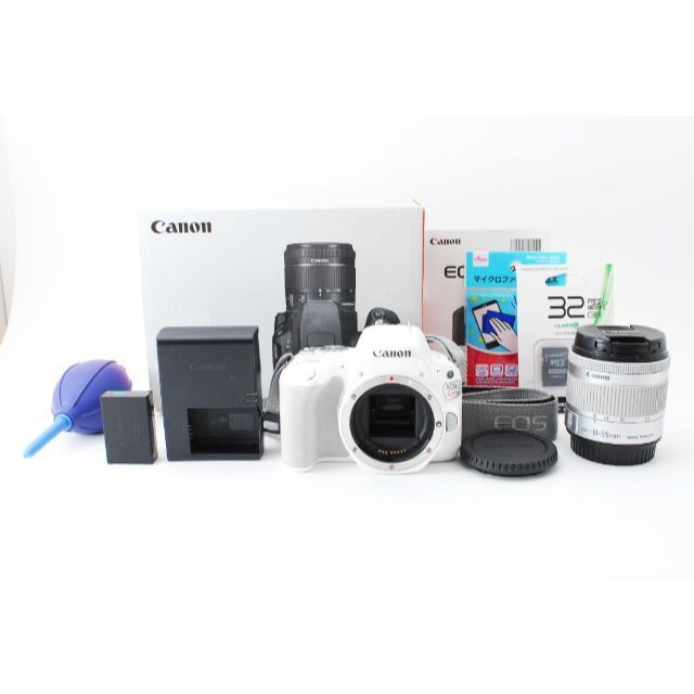 美品 希少ホワイト☆Wi-Fi＆自撮り☆CANON EOS KISS X9 品質が完璧