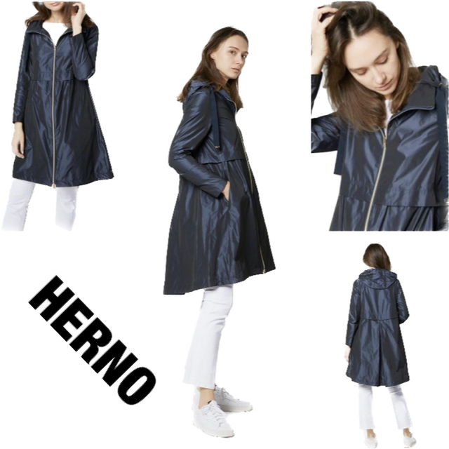 70%OFF】 HERNO スプリングコート テクノタフタコート 美品☆雑誌掲載