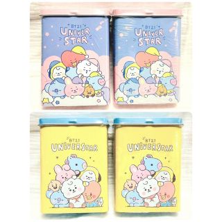 ボウダンショウネンダン(防弾少年団(BTS))の新品★BT21公式★ベビー缶入り防水絆創膏4つセット(アイドルグッズ)