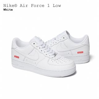 シュプリーム(Supreme)の【27cm】supreme NIKE air force 1 LOW SP 白(スニーカー)