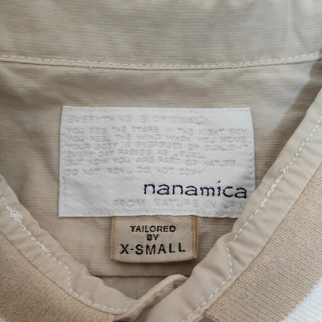 nanamica(ナナミカ)のnanamica WindShirt シャツ ナナミカ ベージュ 美品 メンズのトップス(シャツ)の商品写真