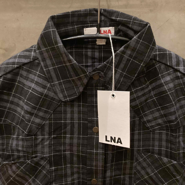 LnA - 新品送料込み LNA チェックシャツ ブラック Sの通販 by S商店's ...