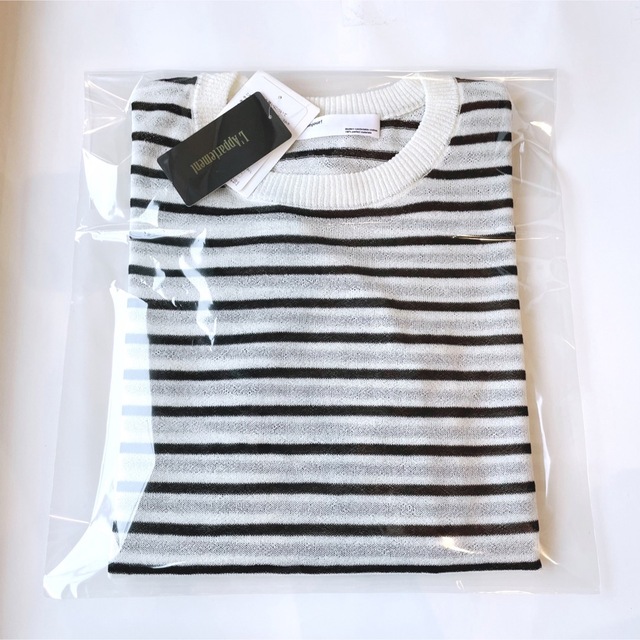 L´Appartement アパルトモン Border Sheer Knit 本命ギフト