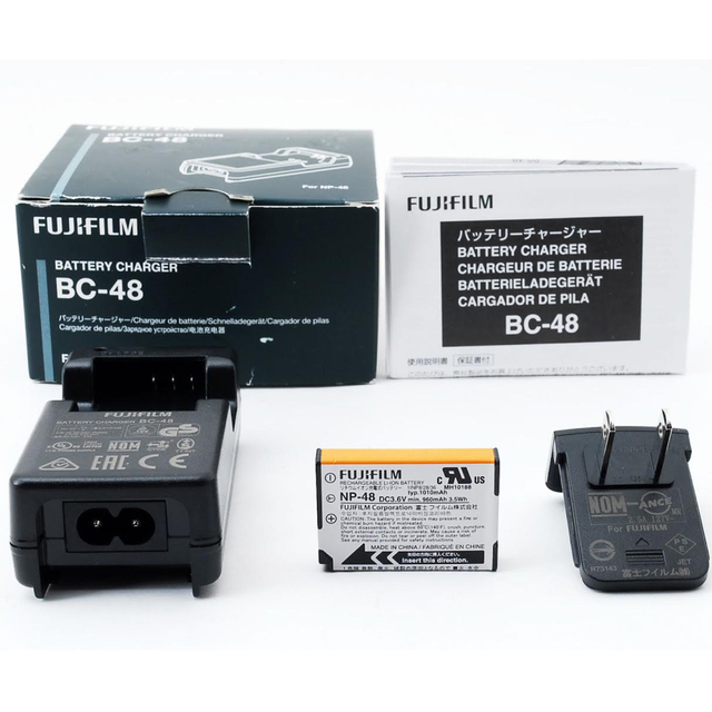 FUJIFILM NP-48 バッテリー　BC-48 未使用新品充電器セット