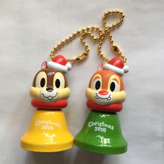 ディズニー(Disney)のディズニー クリスマス2016 ガチャガチャ チップとデール ベル(キャラクターグッズ)