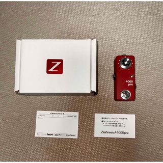 Zahnrad by nature sound / 4000Pre レッド(ベースエフェクター)