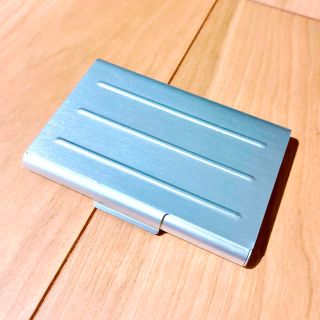 ムジルシリョウヒン(MUJI (無印良品))の無印良品 アルミ カードケース 25枚収納(名刺入れ/定期入れ)