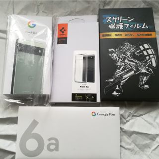 グーグルピクセル(Google Pixel)のGoogle Pixel 6a 128GB Sage SIMフリー ストア版(スマートフォン本体)